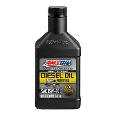 AMSOIL 15W-40 SIGNATURE MAX DUTY 15W40 CK-4 CK-4 DIESEL ENGINE MOTOR O