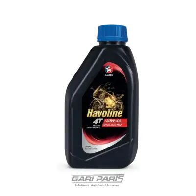 20W-40 CALTEX HAVOLINE® 4T MOTORCYCLE OIL SAE API SG / JASO MA-2 BIKE