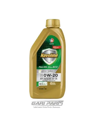 0W-20 CALTEX Havoline ProDS Fully Synthetic LE SAE SP API SQ PETROL EN