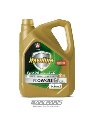 0W-20 CALTEX Havoline ProDS Fully Synthetic LE SAE SP API SQ PETROL EN