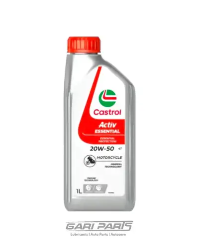20W-50 CASTROL ACTIVE 4T SAE API SG / JASO MA-2 BIKE ENGINE MOTOR OIL GENUINE BUY FROM GARIPARTS