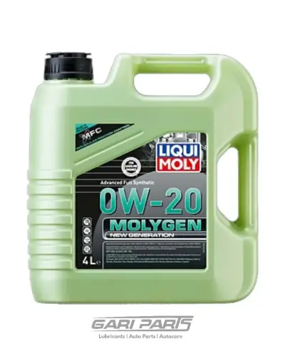 0W-20 LIQUI MOLY MOLYGEN NEW GENERATION FULLY SYNTHETIC API SP PETROL ENGINE MOTOR OIL GENUINE BUY FROM GARIPARTS