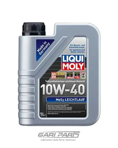 10W-40 LIQUI MOLY MOS2 API SL PETROL ENGINE MOTOR OIL GENUINE BUY FROM GARIPARTS