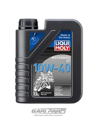 10W-40 LIQUI MOLY RACING 4T MOTOR CYCLE OIL API JASO-MA2 BIKE ENGINE MOTOR OIL GENUINE BUY FROM GARIPARTS
