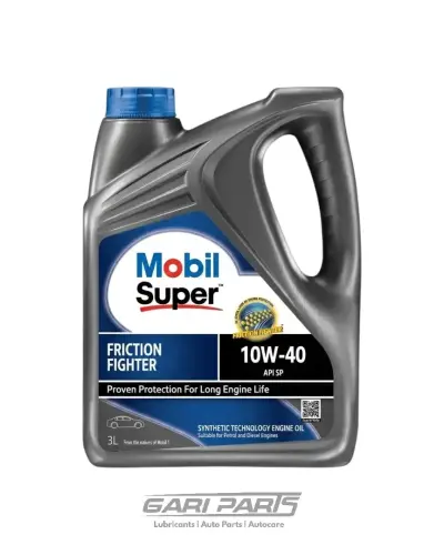 10W-40 Mobil 1 SUPER Friction Fighter SYNTHETIC API SN+ PETROL ENGINE MOTOR OIL GENUINE BUY FROM GARIPARTS
