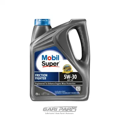 5W-30 Mobil 1 Super NEW Friction Fighter SYNTHETIC API SP PETROL ENGINE MOTOR OIL GENUINE BUY FROM GARIPARTS