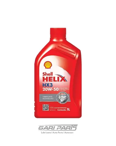 20W-50 Shell HELIX HX3 API SL/CF PETROL ENGINE MOTOR OIL GENUINE BUY FROM GARIPARTS