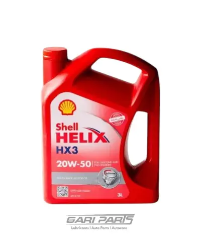 20W-50 Shell HELIX HX3 API SL/CF PETROL ENGINE MOTOR OIL GENUINE BUY FROM GARIPARTS