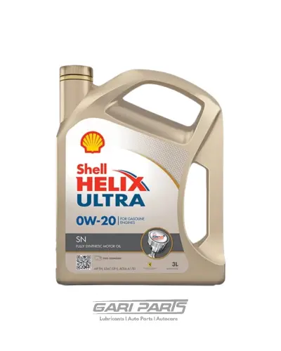 0W-20 Shell HELIX ULTRA SYNTHETIC API SN+ PETROL ENGINE MOTOR OIL GENUINE BUY FROM GARIPARTS