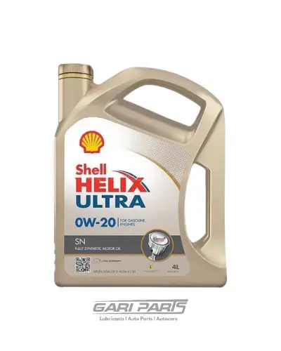 0W-20 Shell HELIX ULTRA SYNTHETIC API SN+ PETROL ENGINE MOTOR OIL GENUINE BUY FROM GARIPARTS