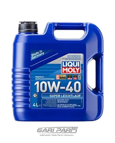 10W-40 LIQUI MOLY SUPER LEICTLAUF API SL PETROL ENGINE MOTOR OIL GENUINE BUY FROM GARIPARTS