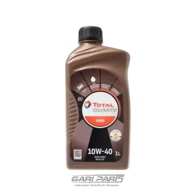 10W-40 TOTAL PARCO QUARTZ 5000 API SN PETROL ENGINE MOTOR OIL GENUINE