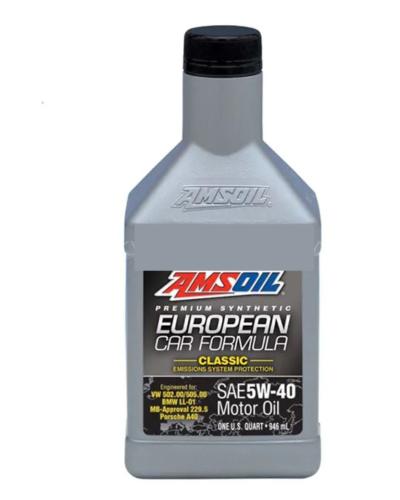 AMSOIL 5W-40 EURO 5W-40 BLACK SERIES SN SN PETROL ENGINE MOTOR OIL