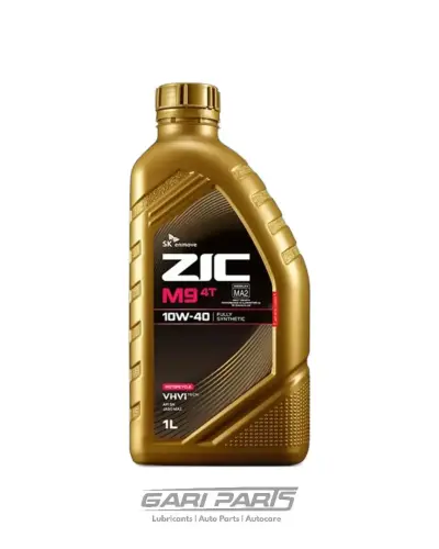 10W-40 ZIC M9 FULLY SYNTHETIC API JASO-MA2 BIKE ENGINE MOTOR OIL GENUINE BUY FROM GARIPARTS